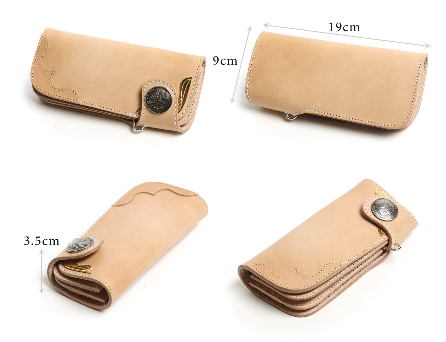 REDMOON / 存在感のある翼を宿す YELLOW EAGLE LONG WALLET