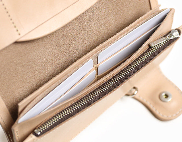 REDMOON 存在感のある翼を宿した「イエローイーグル」モデル ロープ付きオールレザーロングウォレット