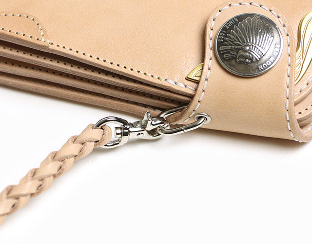 REDMOON / 存在感のある翼を宿す YELLOW EAGLE LONG WALLET