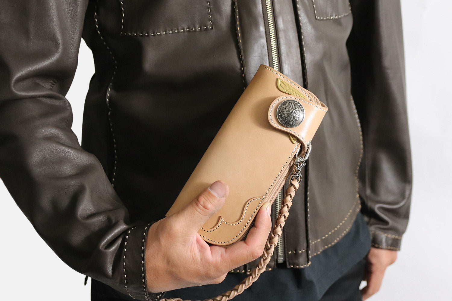 REDMOON / 存在感のある翼を宿す YELLOW EAGLE LONG WALLET