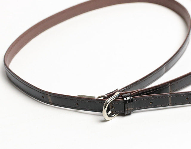 REALMIND / PRIMA 艶めくラージクロコ型押しレザーの2wayバッグ