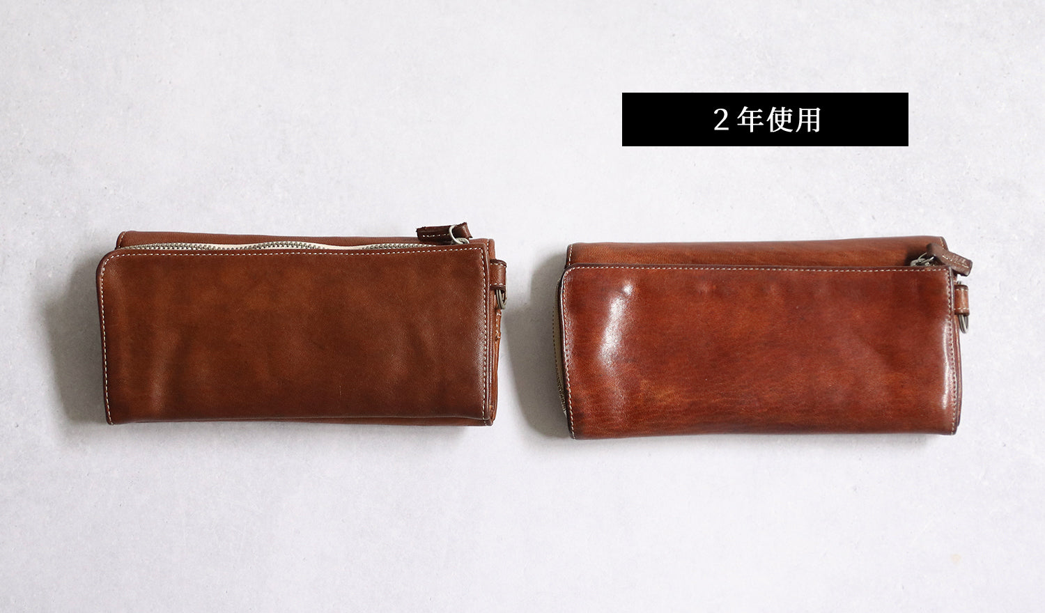 REALMIND / FORO 一種與眾不同的紋理。長皮夾採用柔軟、輕盈、高品質染色馬皮製成。