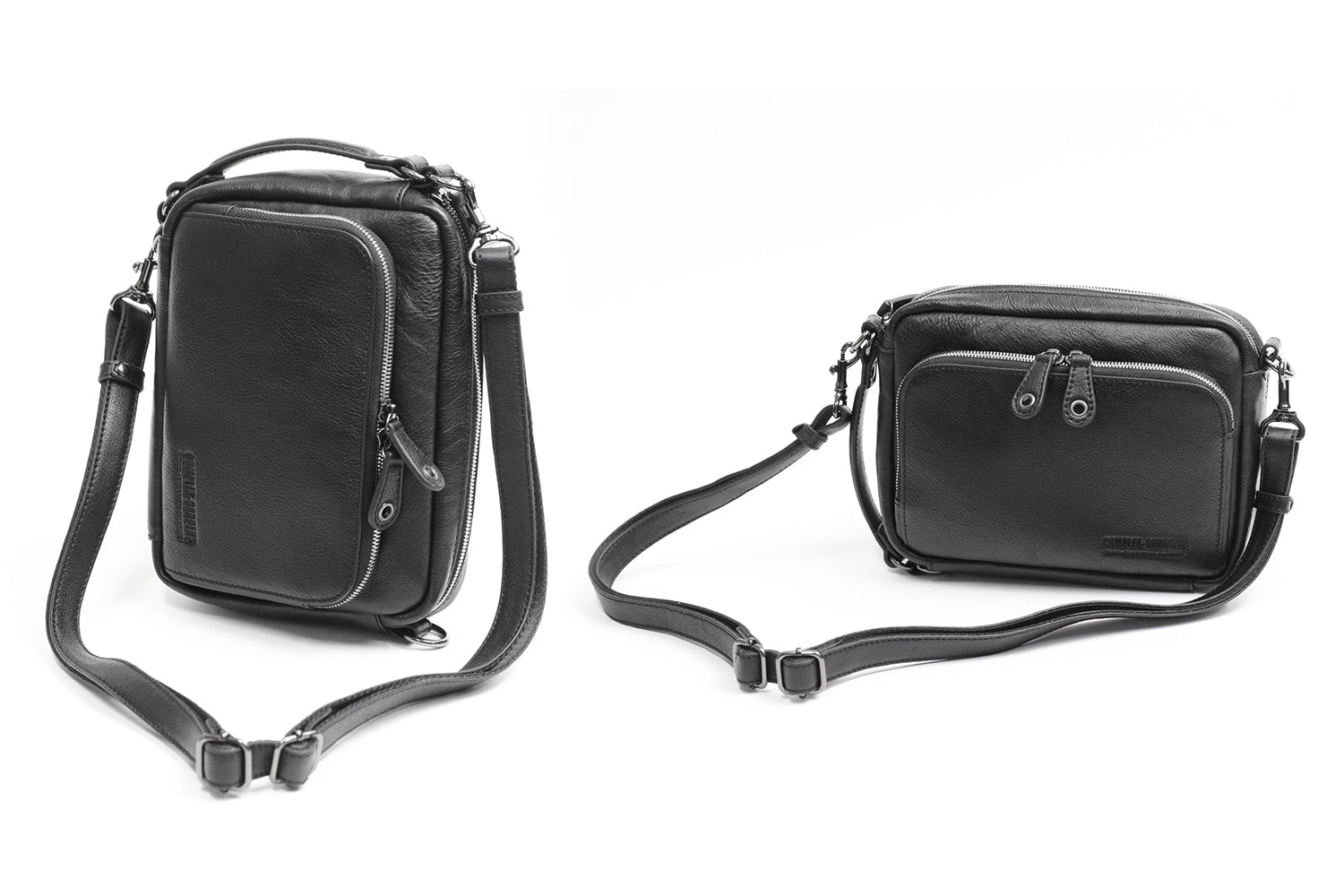 COMPLEX GARDENS / Gigei Soft and lightweight Bangladeshi kip all-leather 2-way shoulder bag S that can also be used as a vertical shoulder bag