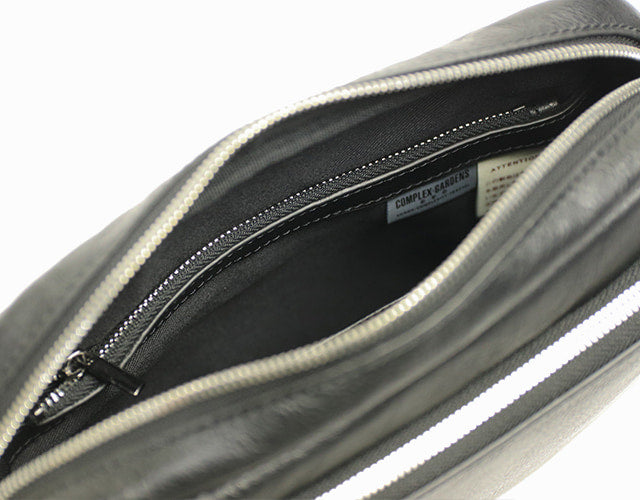 COMPLEX GARDENS / Gigei Soft and lightweight Bangladeshi kip all-leather 2-way shoulder bag S that can also be used as a vertical shoulder bag