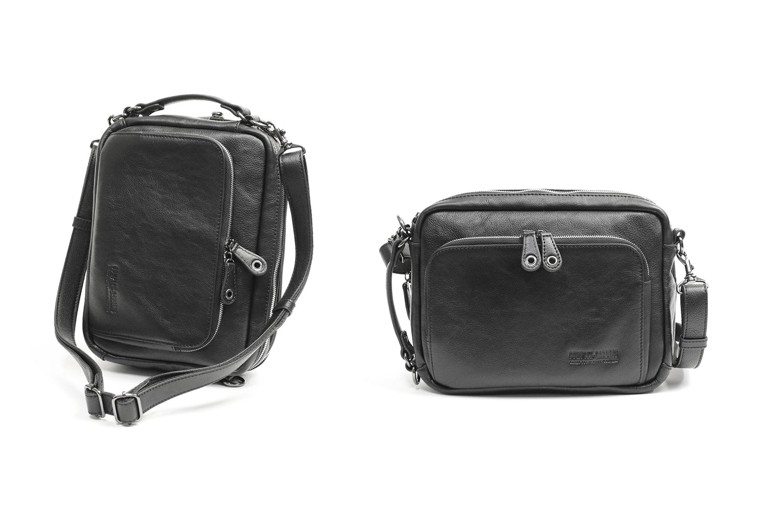 COMPLEX GARDENS / Gigei Soft and lightweight Bangladeshi kip all-leather 2-way shoulder bag M that can also be used as a vertical shoulder bag