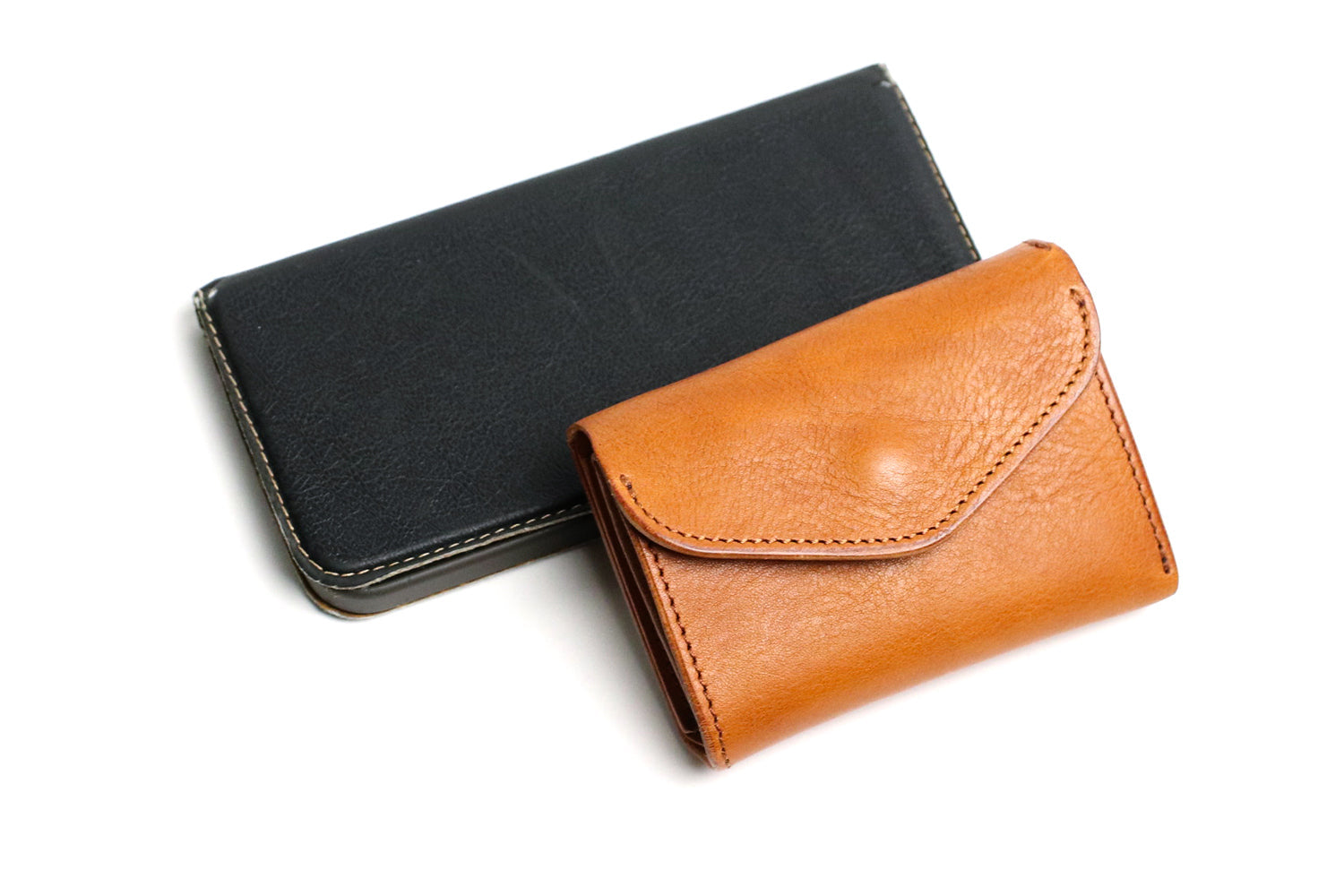 CRAMP / 池之端銀革店 表情豊かなイタリア製シュリンクレザー。 カードケースサイズのコンパクトウォレット (リニューアル版)