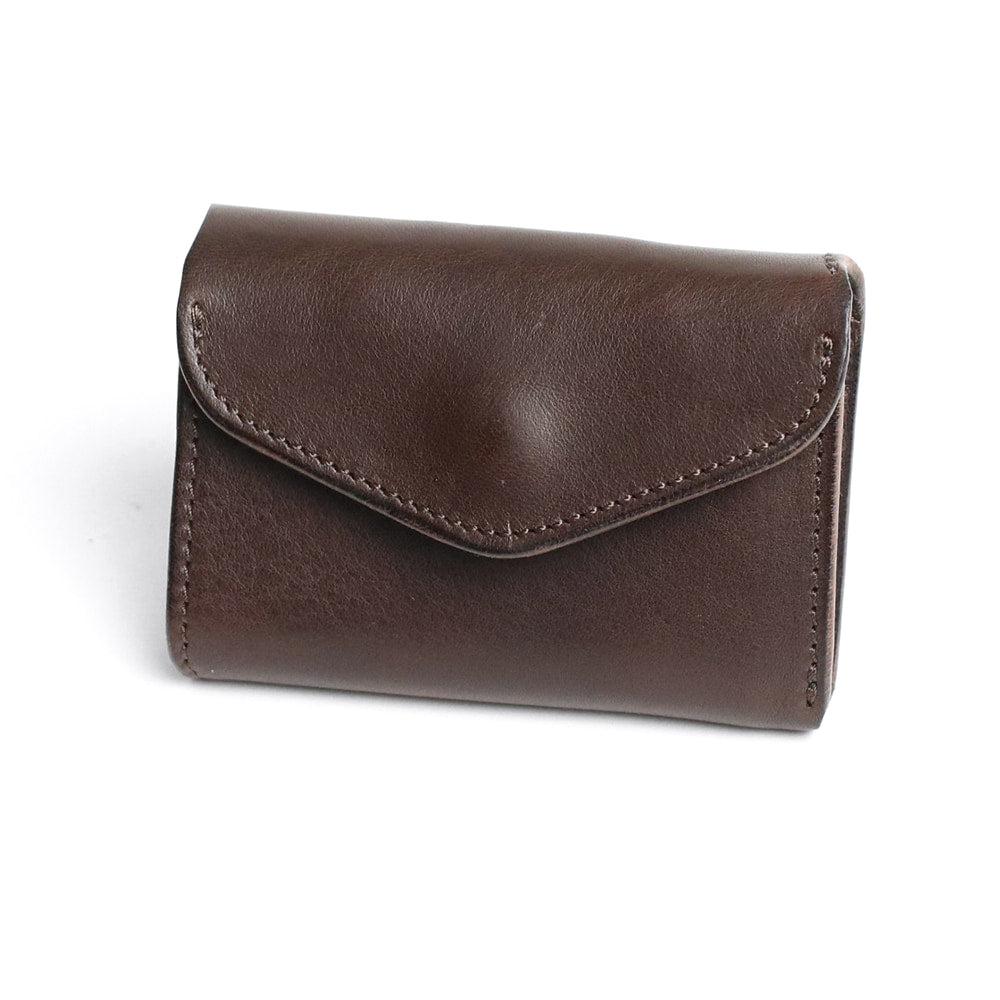 CRAMP / 池之端銀革店 表情豊かなイタリア製シュリンクレザー。 カードケースサイズのコンパクトウォレット (リニューアル版)