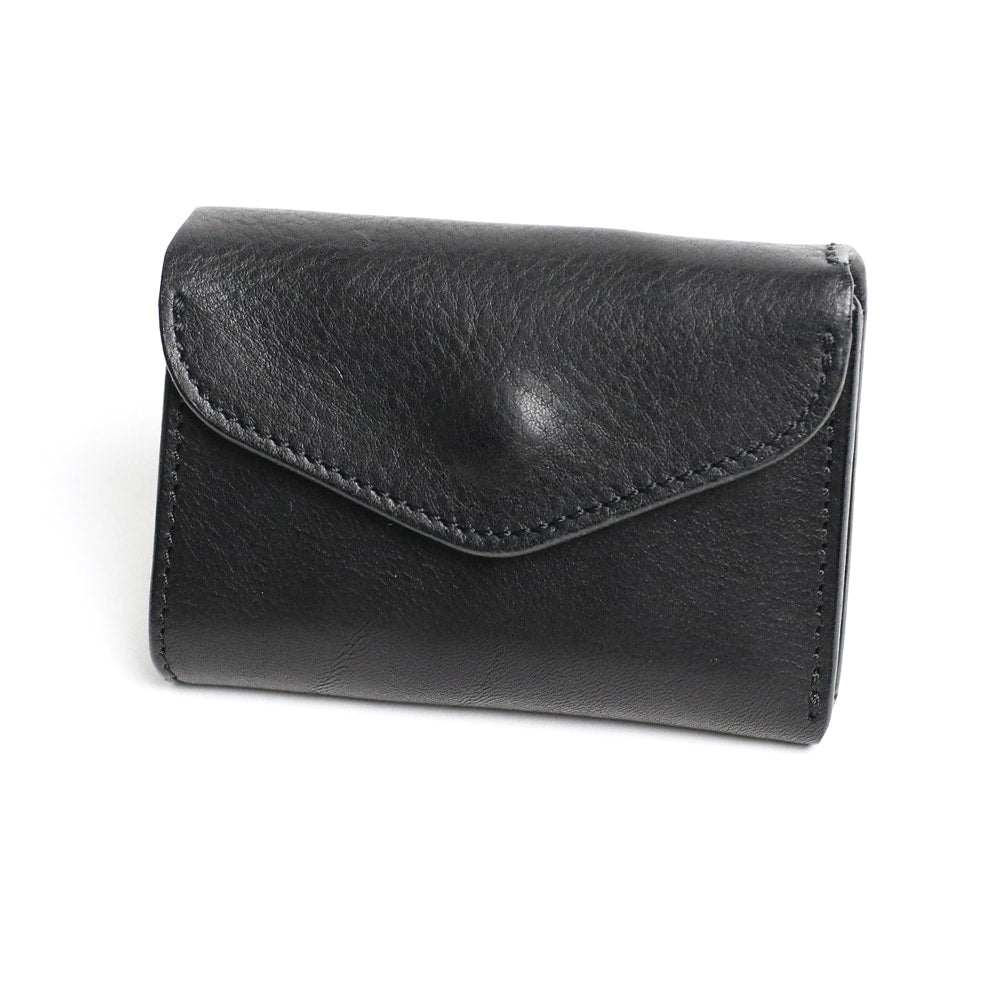 CRAMP / 池之端銀革店 表情豊かなイタリア製シュリンクレザー。 カードケースサイズのコンパクトウォレット (リニューアル版)