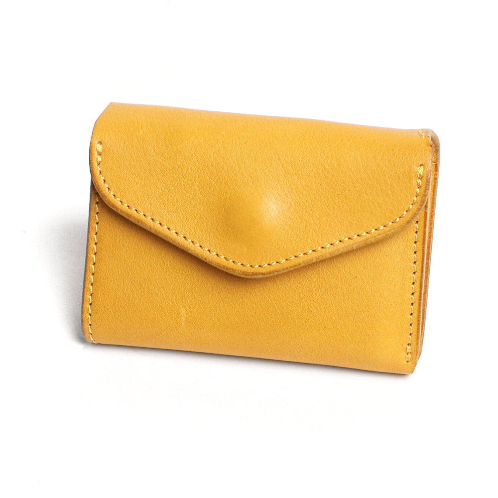 CRAMP / 池之端銀革店 表情豊かなイタリア製シュリンクレザー。 カードケースサイズのコンパクトウォレット (リニューアル版)