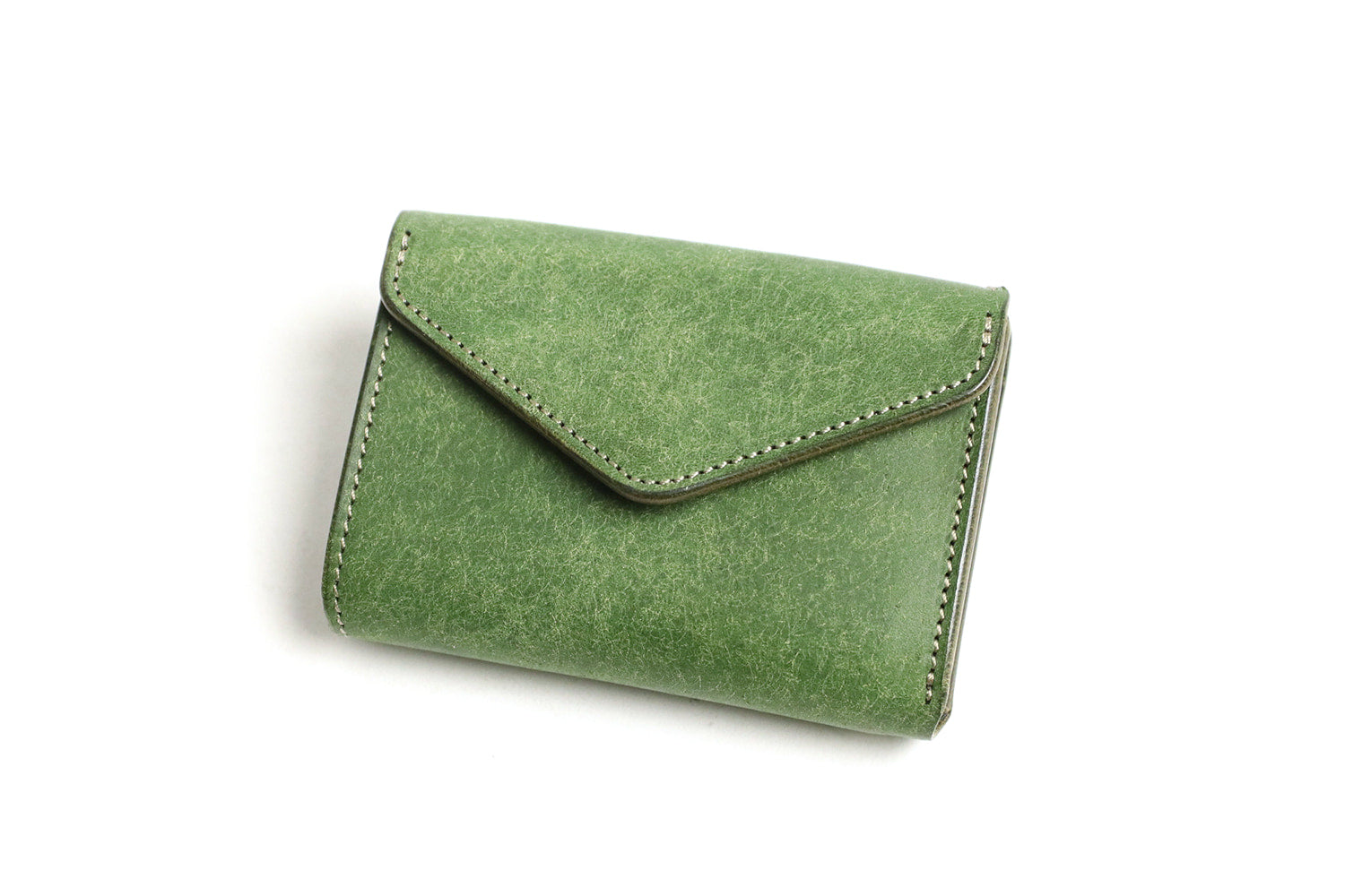 CRAMP / 池之端銀革店 劇的なエイジングを楽しめるプエブロレザー。カードケースサイズのコンパクトウォレット