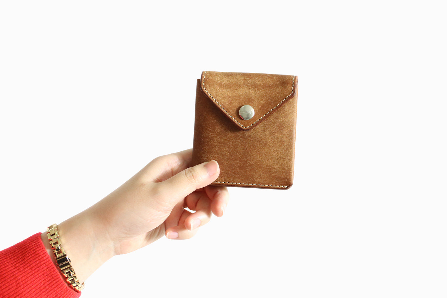 CRAMP / 池之端銀革店 劇的なエイジングを楽しめるプエブロレザー。大容量コインケースを備えたギャルソンスリムウォレット