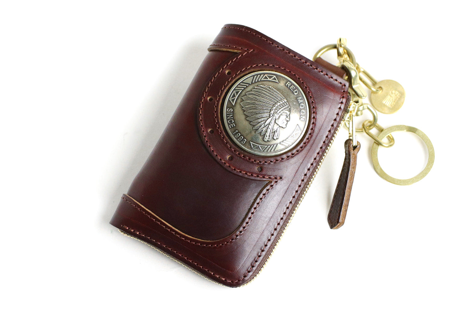 REDMOON / ホーウィン(HORWEEN)クロムエクセルレザー BAREBACK L-zip MIDDLE WALLET
