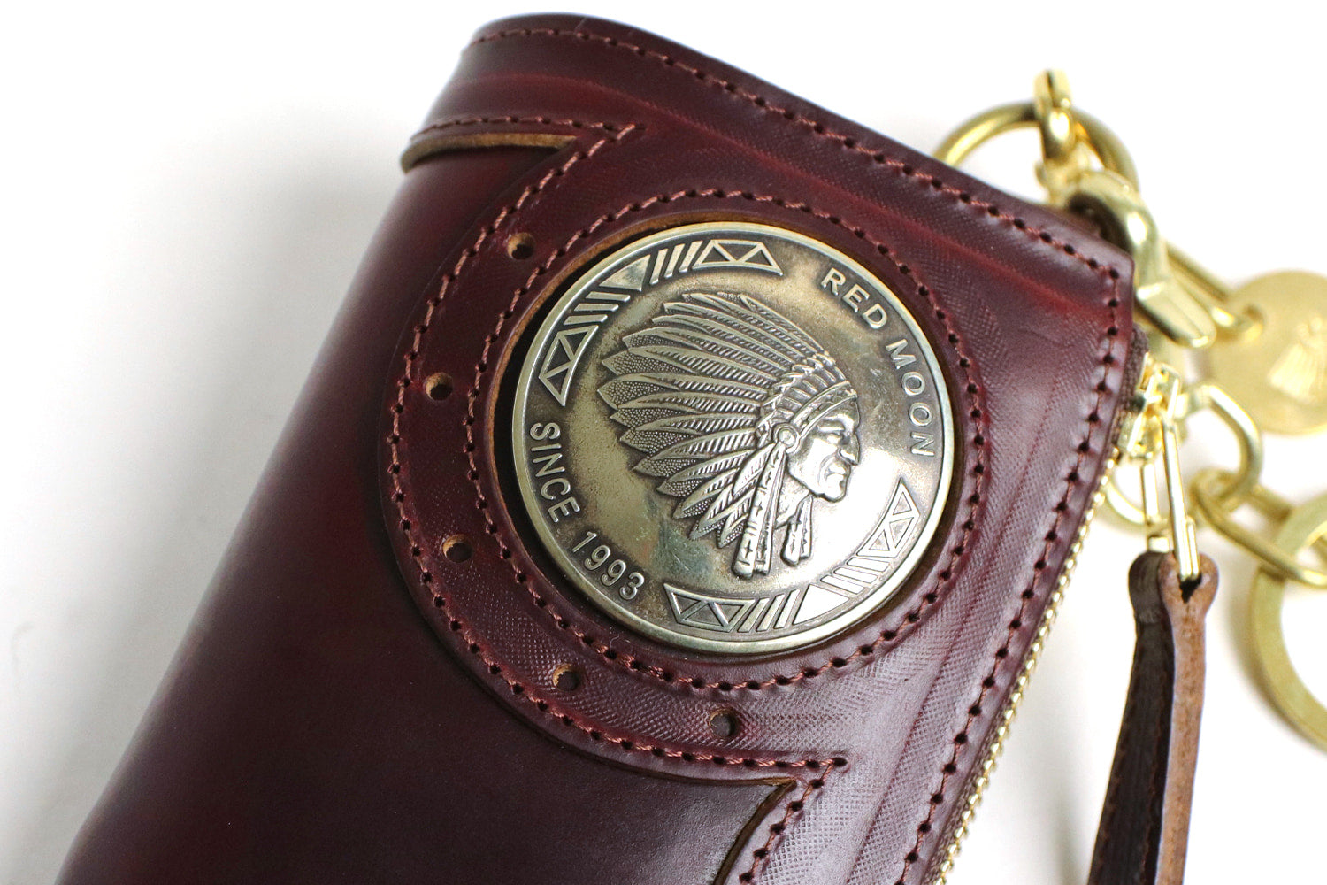 REDMOON / ホーウィン(HORWEEN)クロムエクセルレザー BAREBACK L-zip MIDDLE WALLET