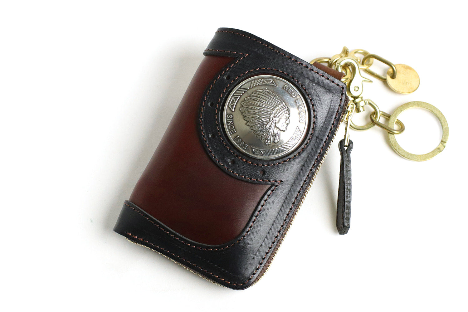 REDMOON / ホーウィン(HORWEEN)クロムエクセルレザー BAREBACK L-zip MIDDLE WALLET