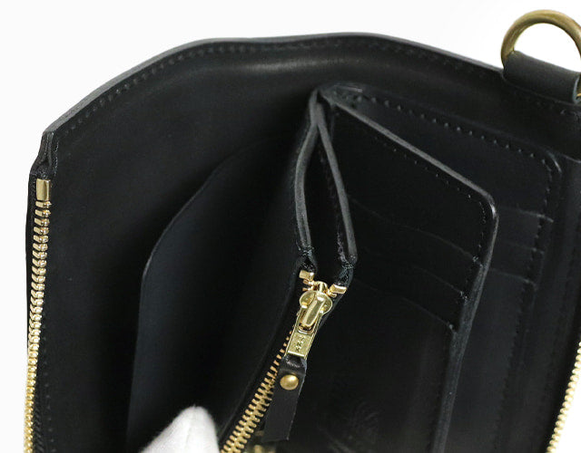 REDMOON / ホーウィン(HORWEEN)クロムエクセルレザー BAREBACK L-zip MIDDLE WALLET