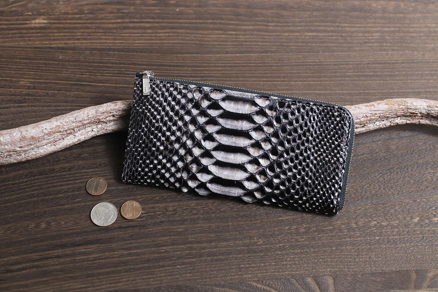FU-SI FERNALLE / CANTY PYTHON wallet collection 美しいパイソンの日本製Lファスナー長財布