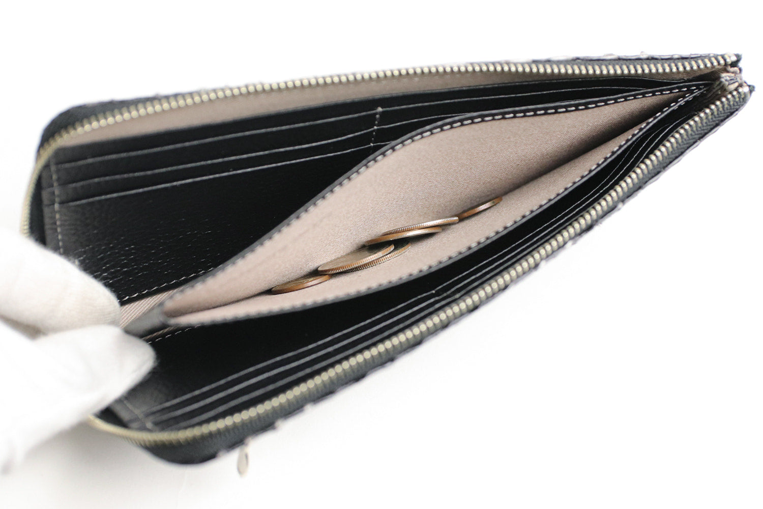 FU-SI FERNALLE / CANTY PYTHON wallet collection 美しいパイソンの日本製Lファスナー長財布