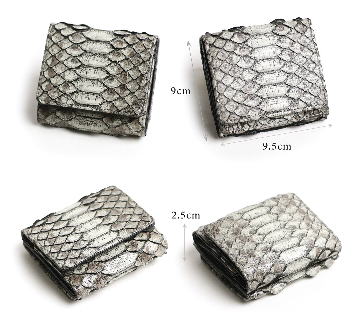 FU-SI FERNALLE / GB PYTHON 錢包系列 精美 Morales Python 三折錢包