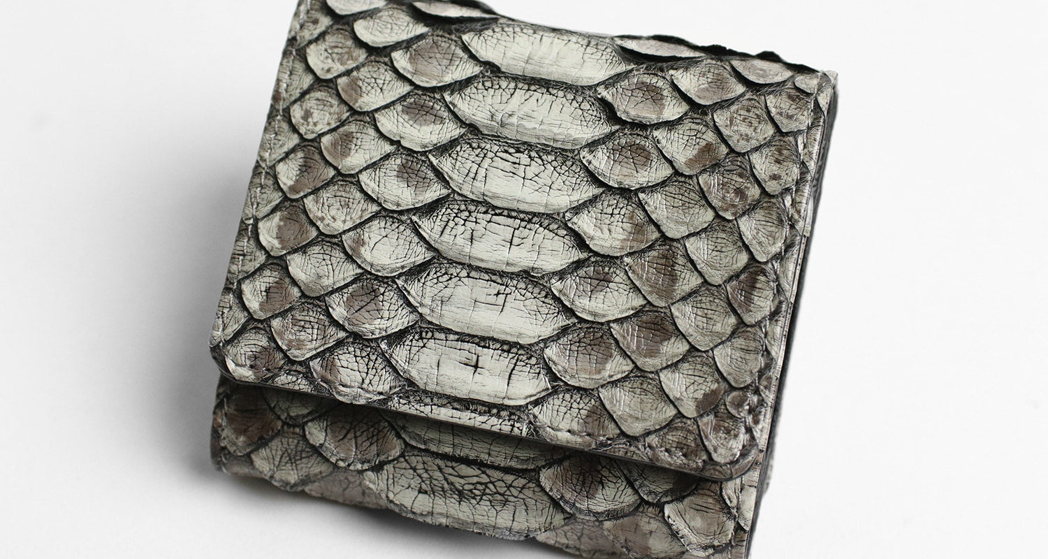 FU-SI FERNALLE / GB PYTHON 錢包系列 精美 Morales Python 三折錢包