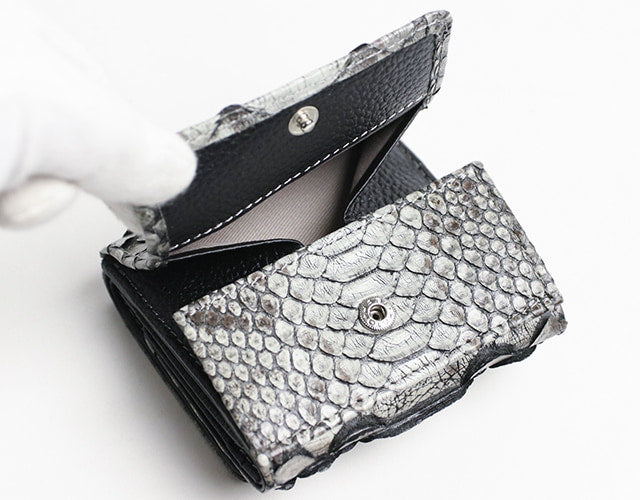 FU-SI FERNALLE / GB PYTHON 錢包系列 精美 Morales Python 三折錢包