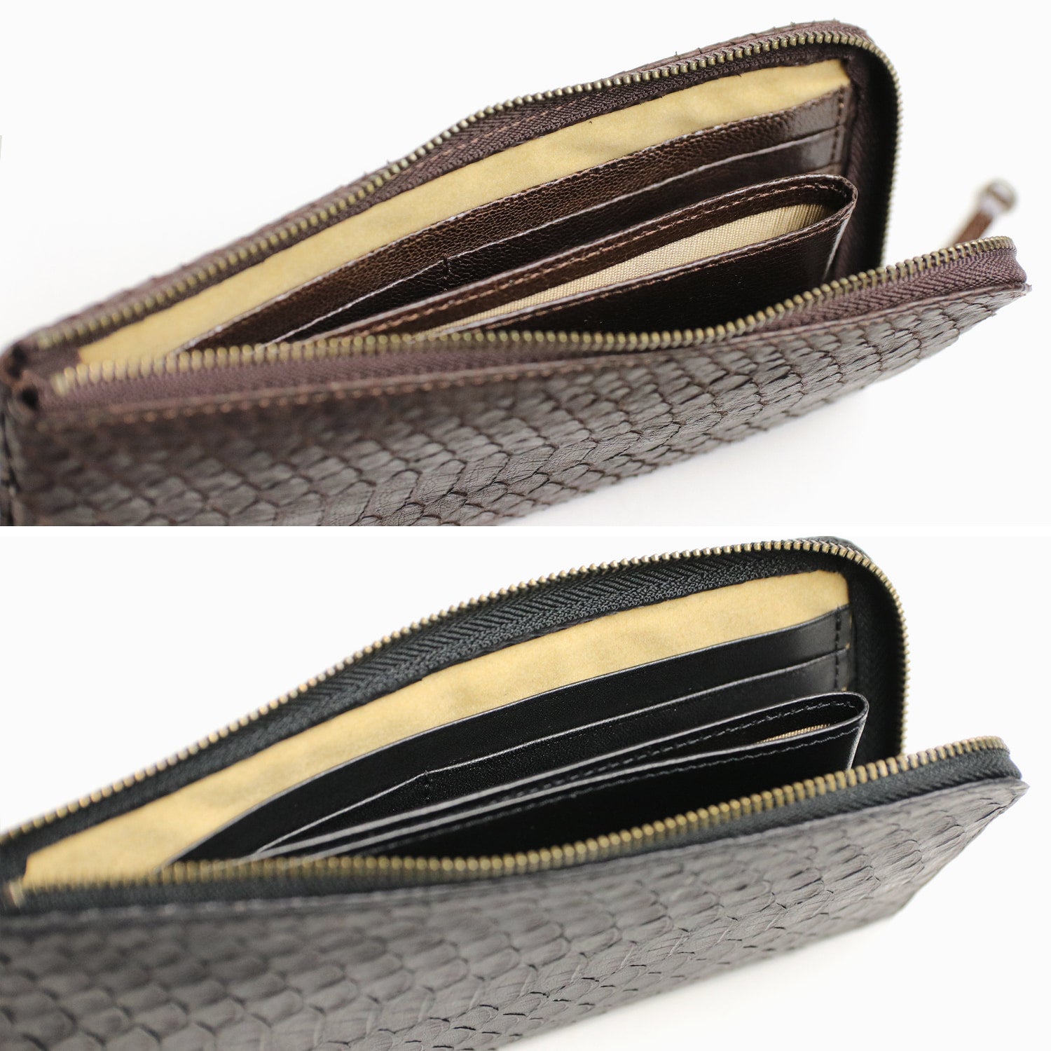 FU-SI FERNALLE / Washed PYTHON wallet collection 美しいモラレスパイソンのLファスナーウォレット