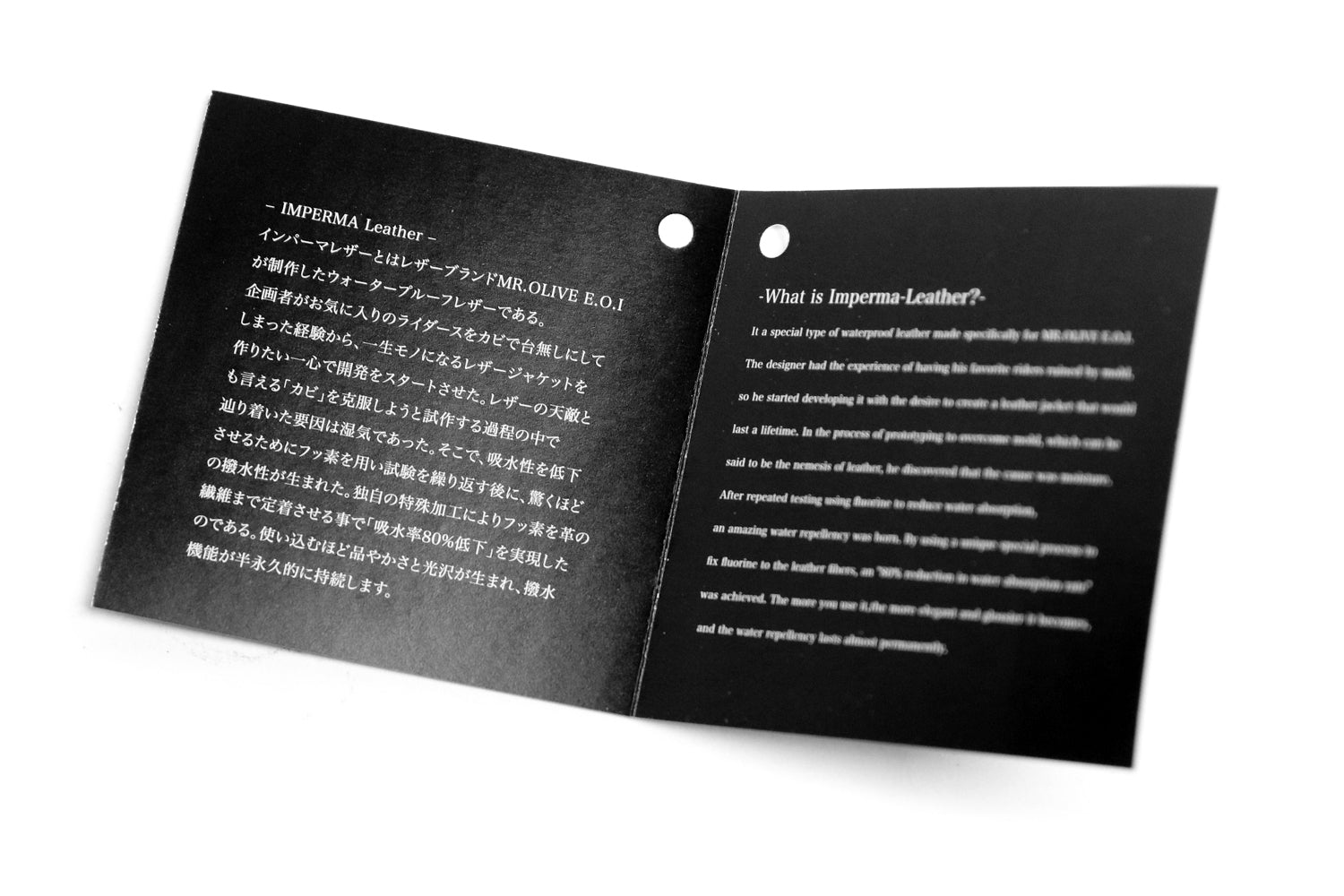 MR.OLIVE E.O.I IMPERMA-LEATHER / ONE SHOULDER BAG