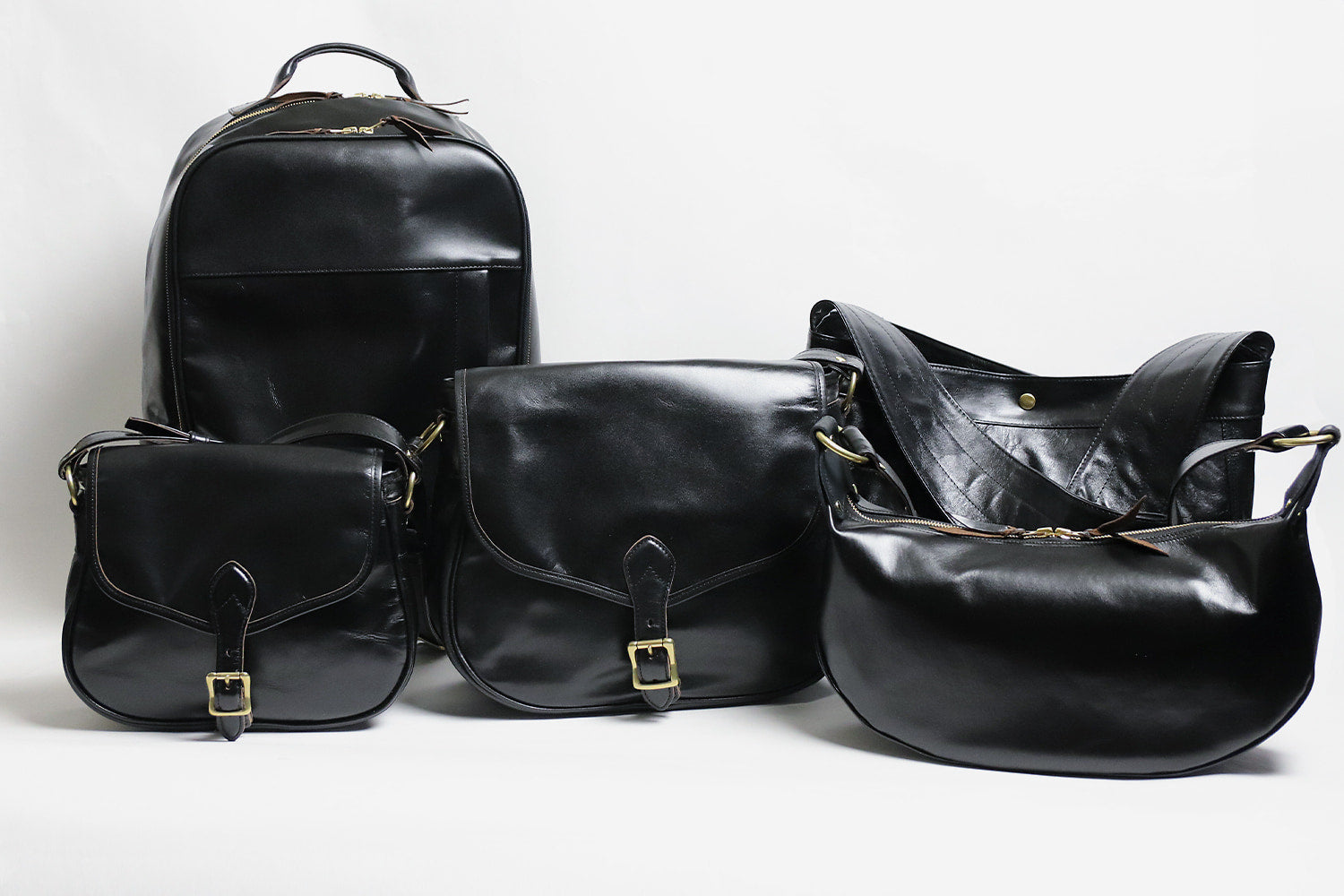 INCEPTION / HORSE HIDE ROUND SHORT WALLET