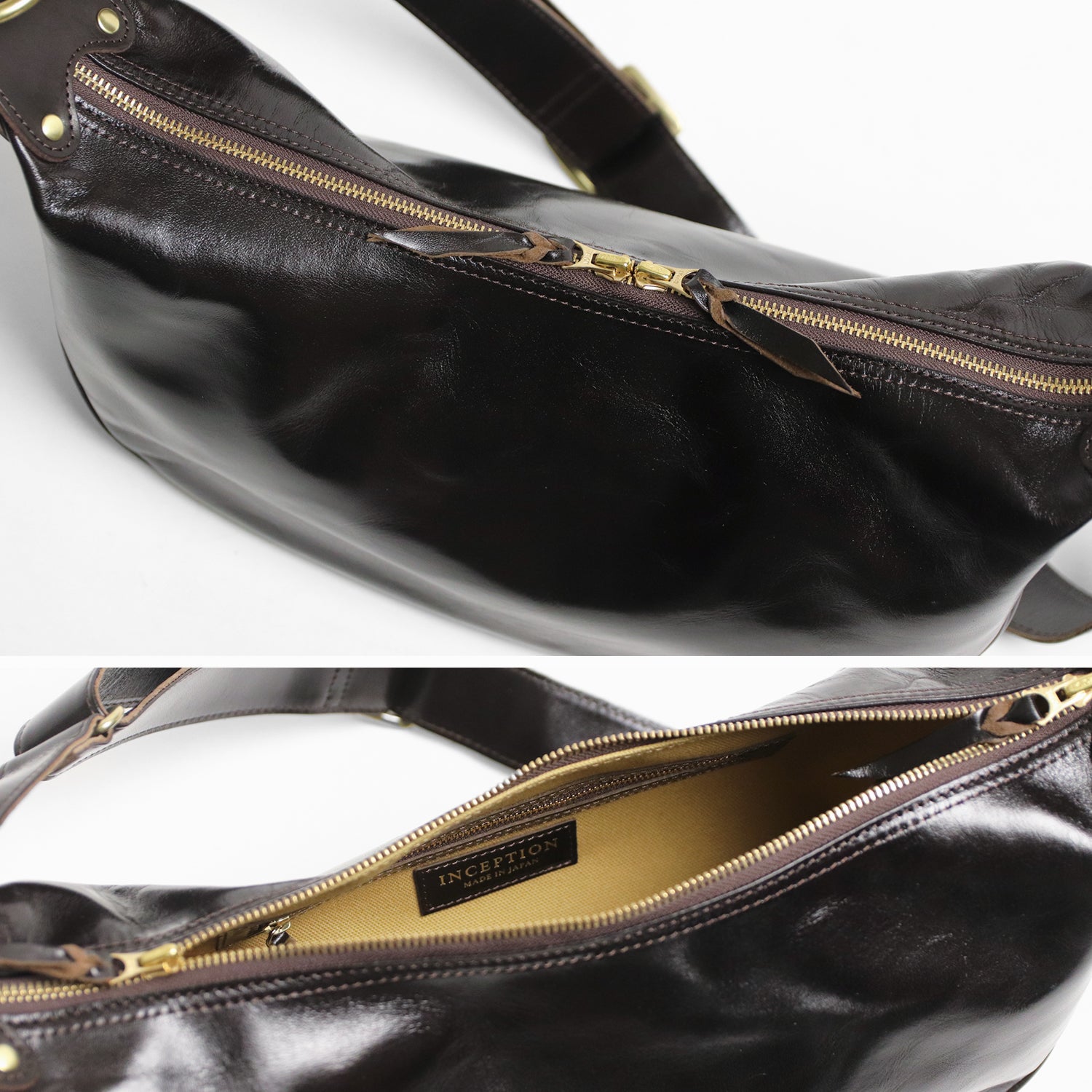 INCEPTION / HORSE HIDE BANANA BAG