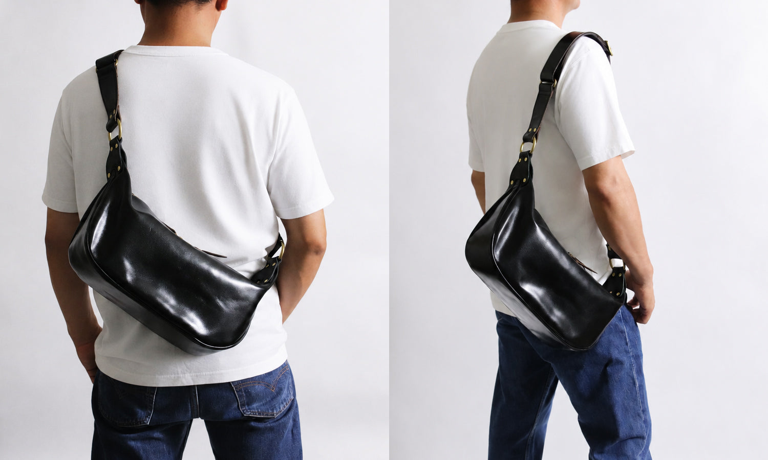 INCEPTION / HORSE HIDE BANANA BAG