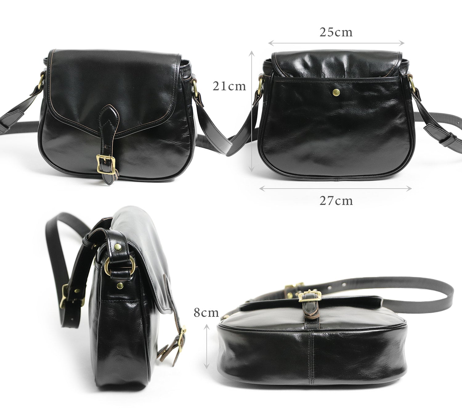 INCEPTION / HORSE HIDE MAIL BAG(SMALL)