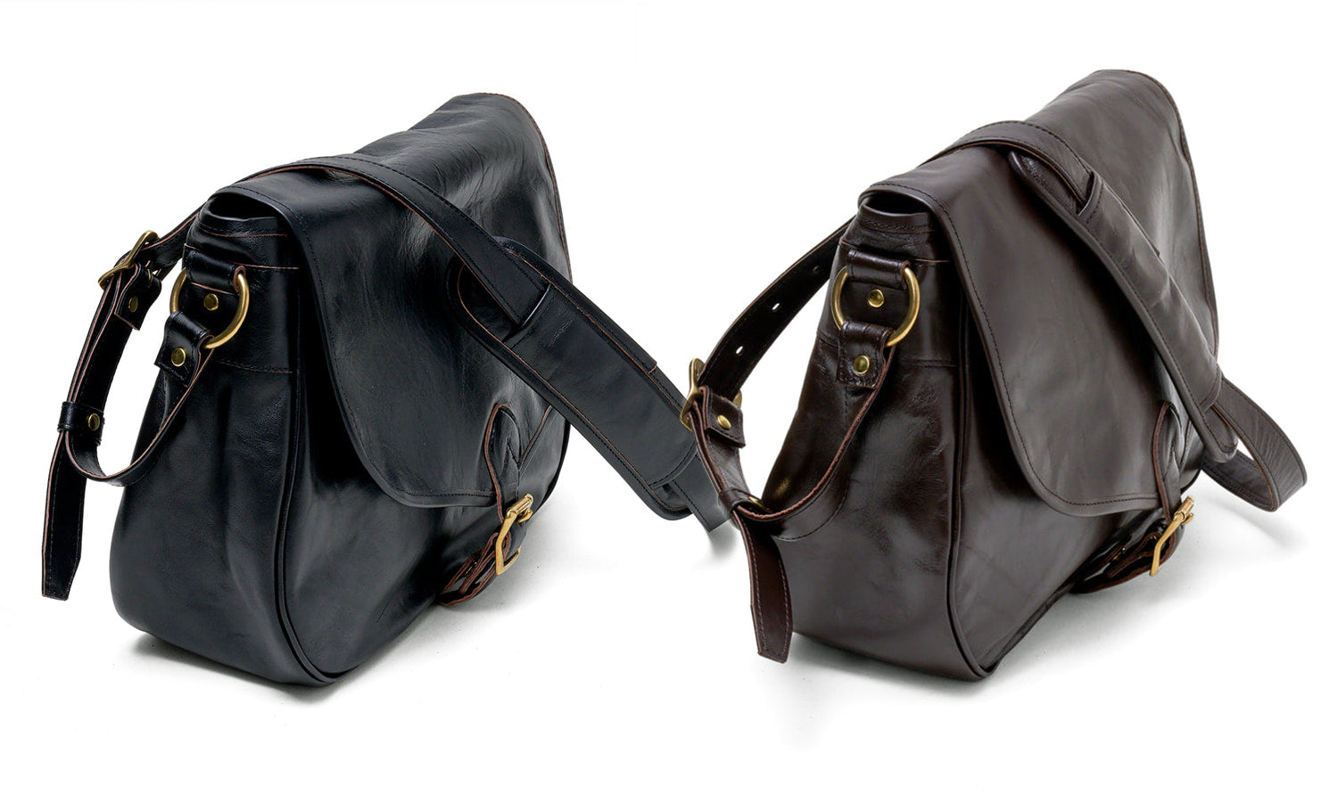 INCEPTION / HORSE HIDE MAIL BAG(MEDIUM)