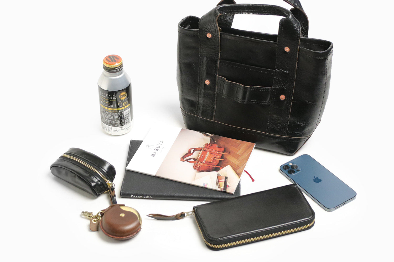 INCEPTION / HORSE HIDE COAL BAG (SMALL)