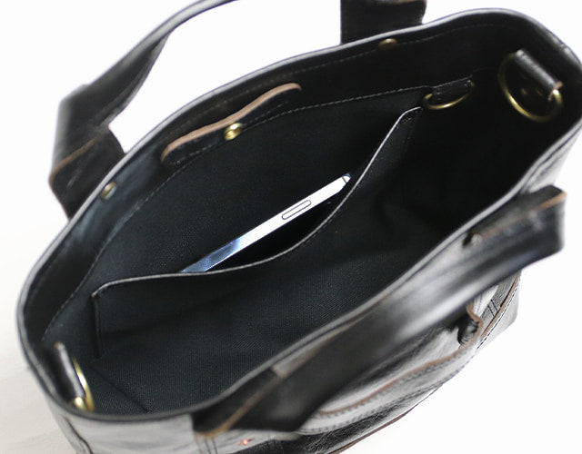 INCEPTION / HORSE HIDE COAL BAG (SMALL)