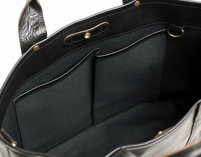 INCEPTION / HORSE HIDE COAL BAG (MEDIUM)