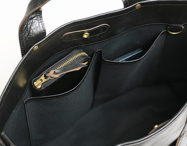 INCEPTION / HORSE HIDE COAL BAG (MEDIUM)