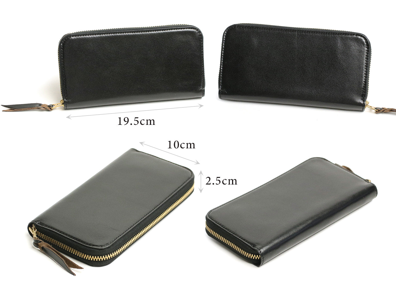 INCEPTION / HORSE HIDE ROUND LONG WALLET
