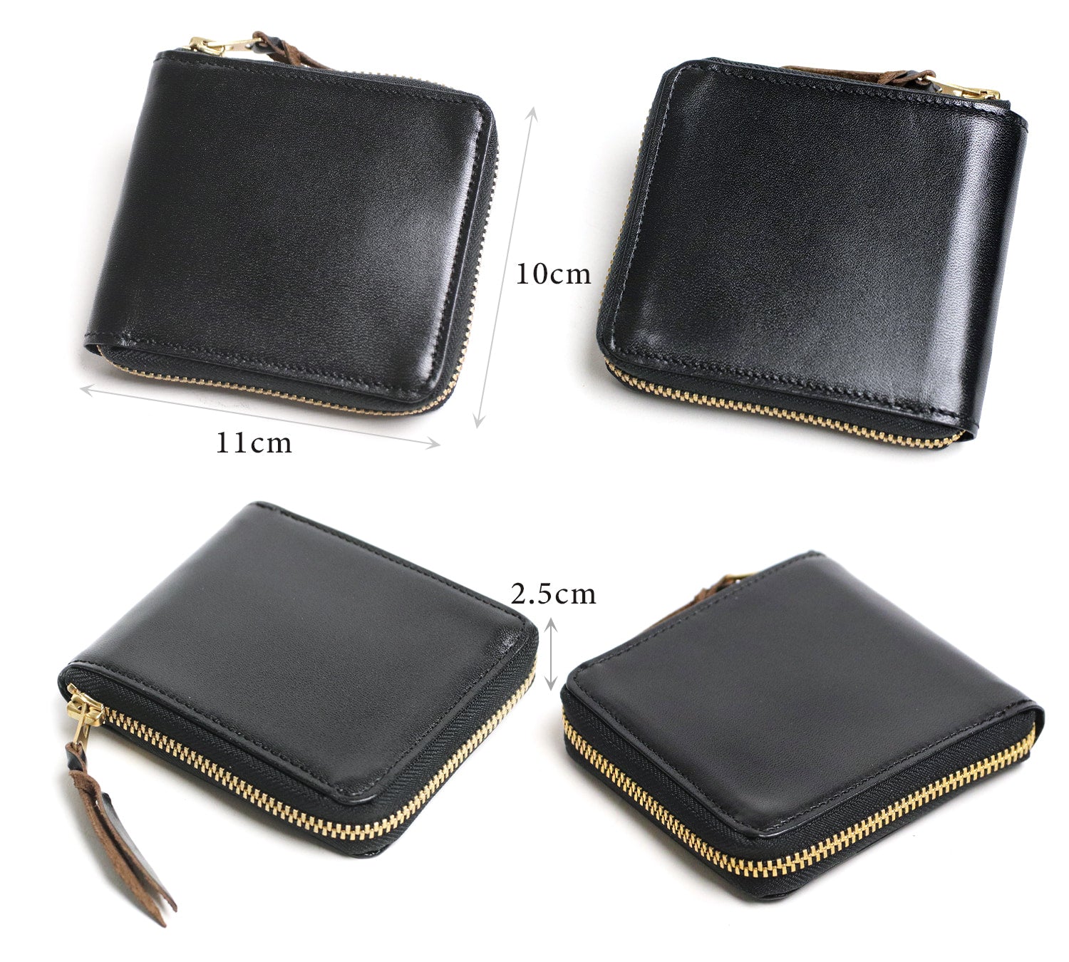 INCEPTION / HORSE HIDE ROUND SHORT WALLET