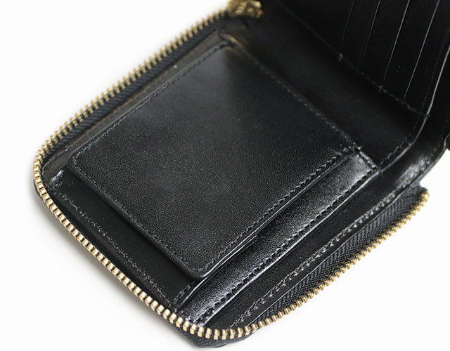 INCEPTION / HORSE HIDE ROUND SHORT WALLET