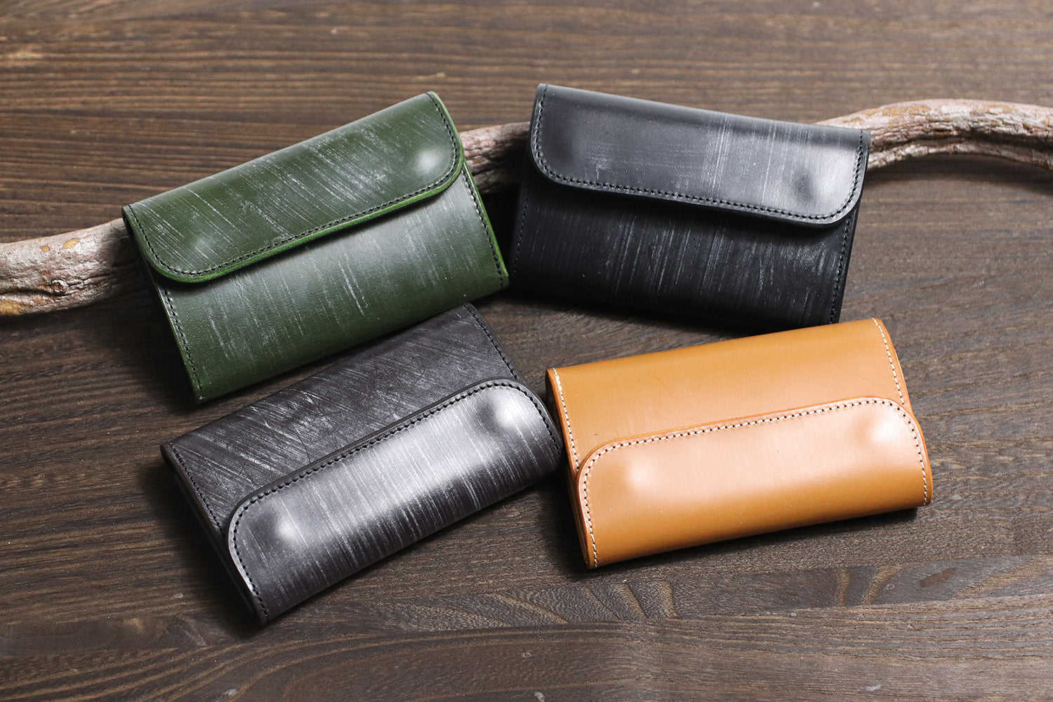 INCEPTION / UK BRIDLE LEATHER MIDDLE WALLET