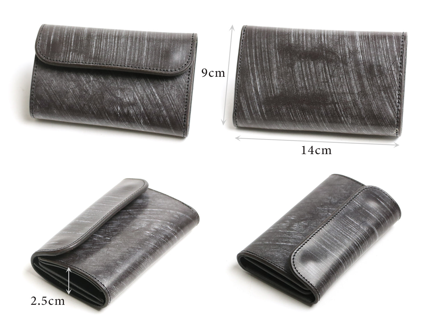 INCEPTION / UK BRIDLE LEATHER MIDDLE WALLET