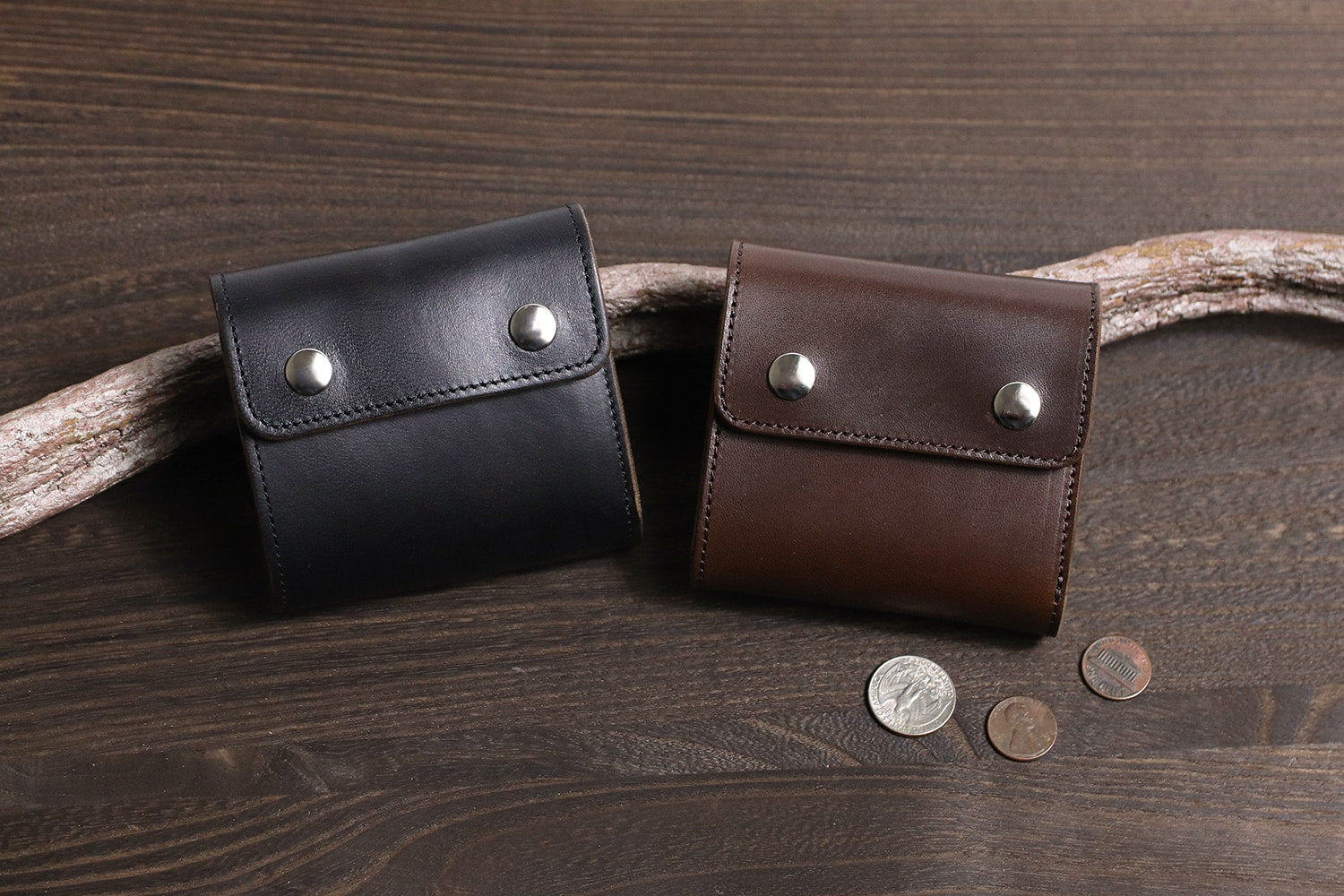 INCEPTION / HORSE BUTT LEATHER TRUCKER WALLET(SHORT)