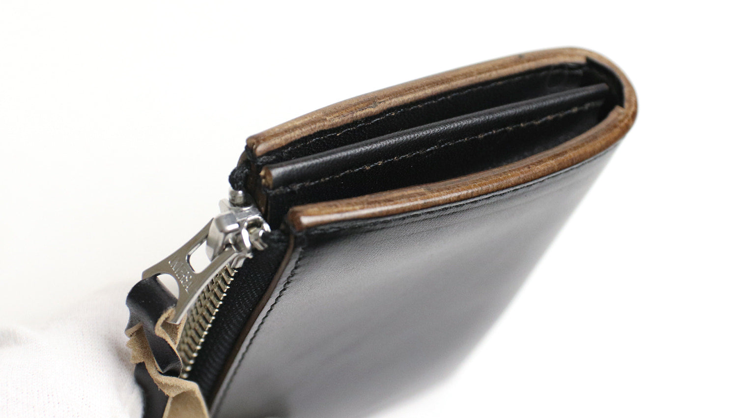 INCEPTION / HORSE BUTT LEATHER L.FASTENER SHORT WALLET