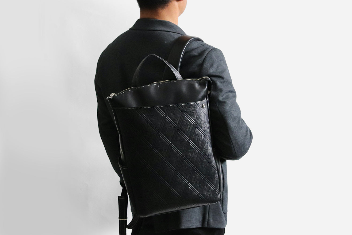 JYO ARVINISTA DRARO High-quality leather backpack made from refined Italian cowhide