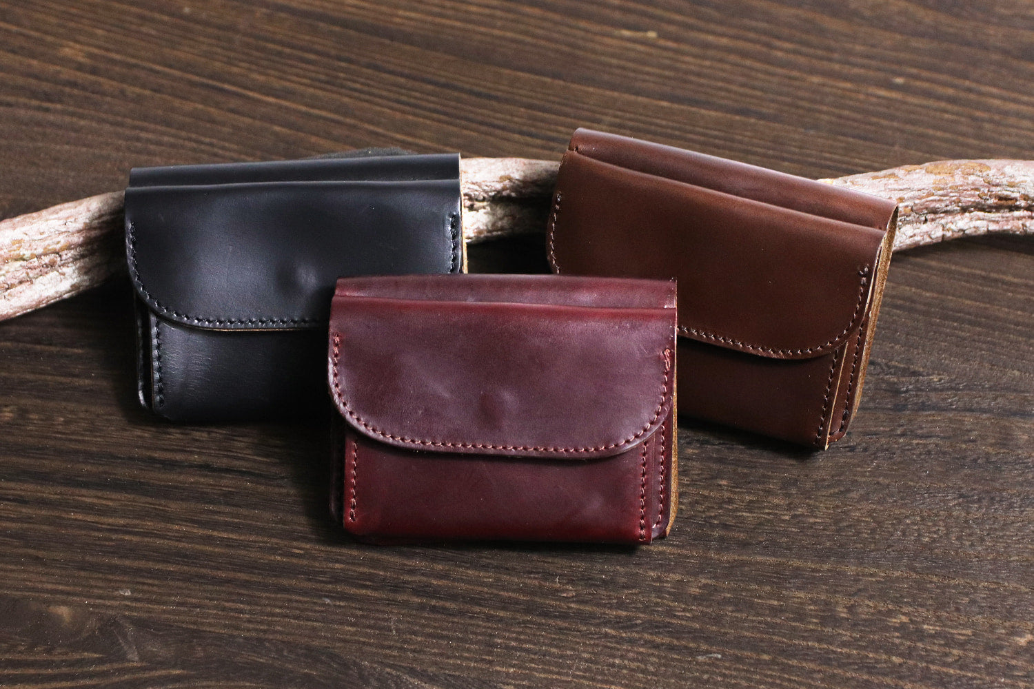 MR.OLIVE E.O.I HORWEEN CHROMEXCEL LEATHER / MINI WALLET