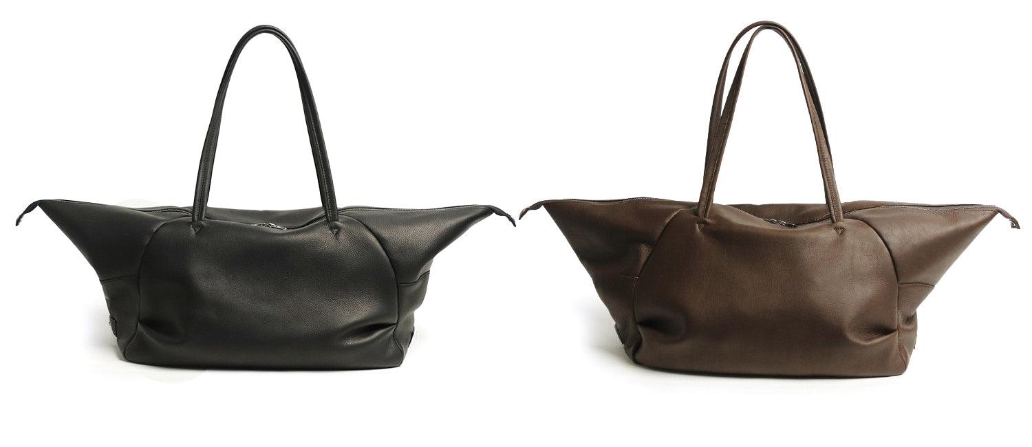 MR.OLIVE E.O.I IMPERMA-LEATHER / DRAPE BOSTON BAG