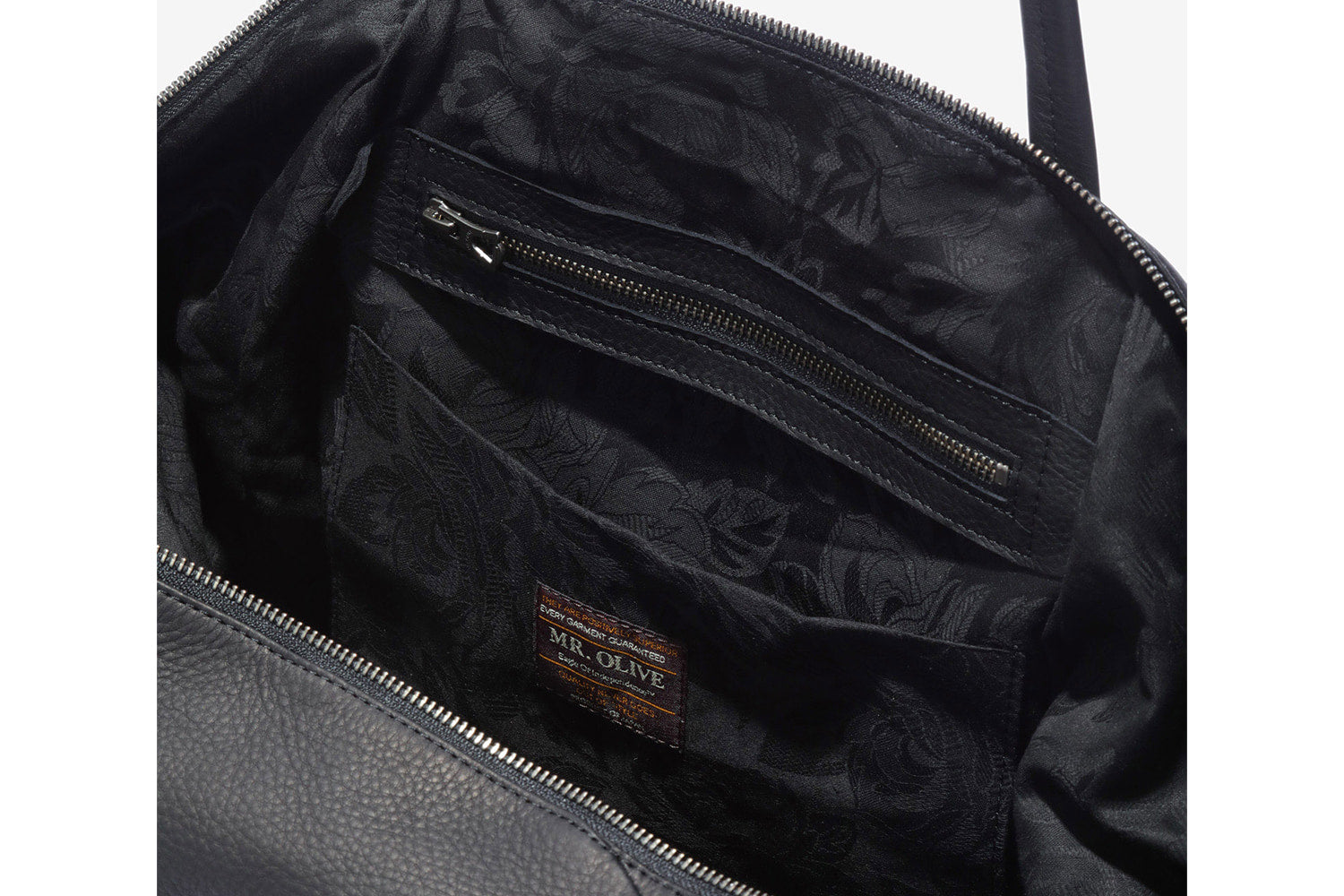 MR.OLIVE E.O.I IMPERMA-LEATHER / DRAPE BOSTON BAG
