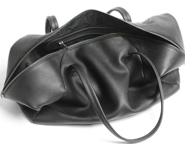 MR.OLIVE E.O.I IMPERMA-LEATHER / DRAPE BOSTON BAG