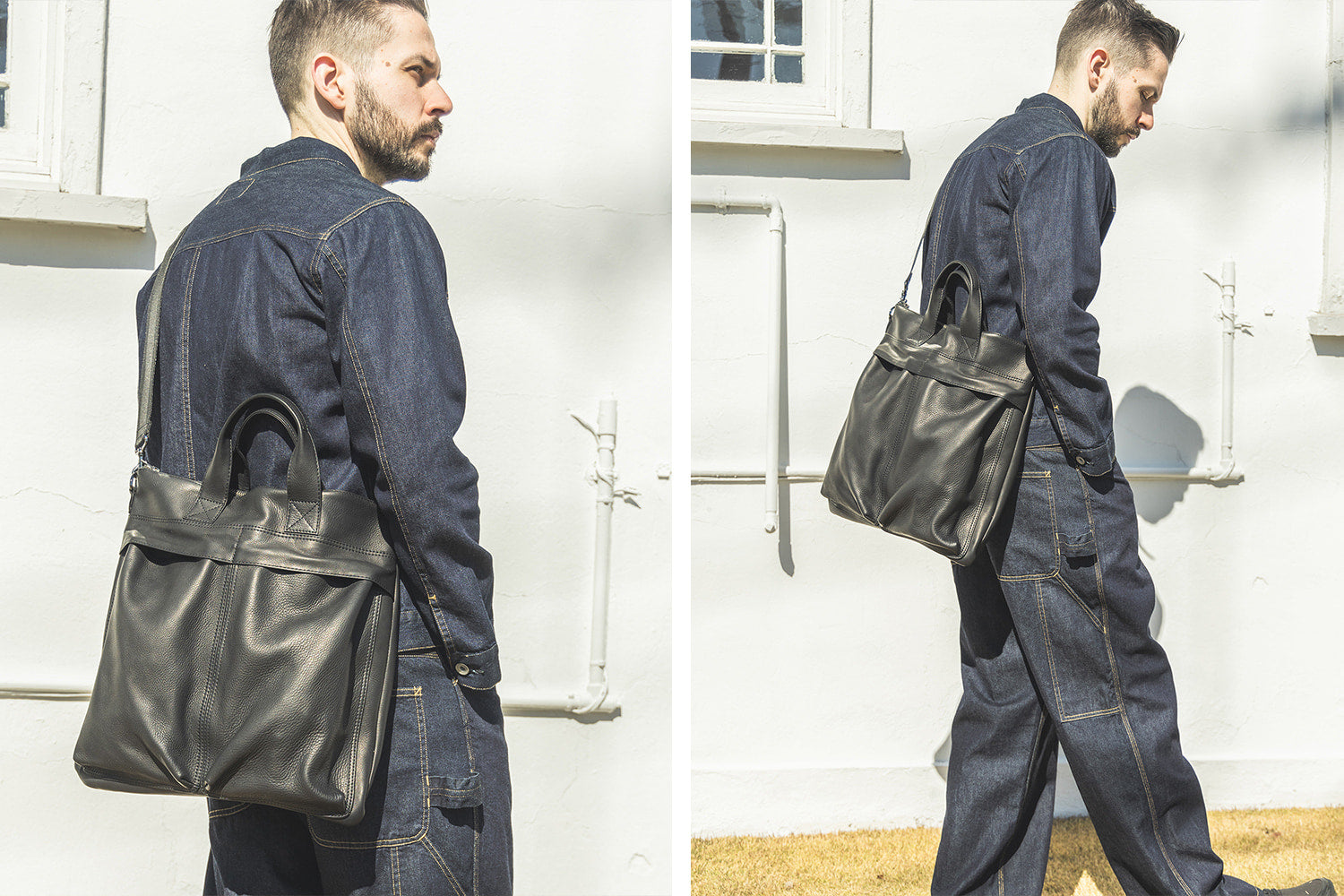 MR.OLIVE E.O.I IMPERMA-LEATHER / HELMET BAG