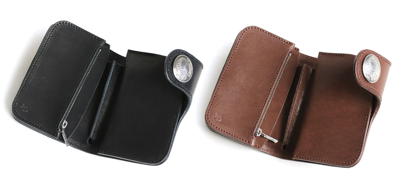 紅月/黃鷹中型錢包,翅膀圖案令人印象深刻