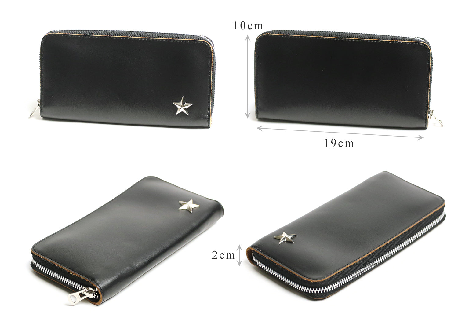 Schott / ONE STAR ZIP WALLET